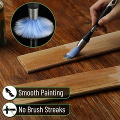 0.75-Inch Bates Trim Brush with Synthetic Bristles for Professional Finishes