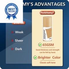PerkHomy Brown Kraft Paper Roll 17.5″ x 1,200″ (100′) for x 100′,