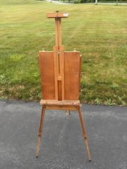 Mabef M22 Art Easel & Tray Italy Oil Painting Wood Folding Art Tool Packable