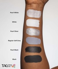 TAG Professional Face and Body Paint, Regular Black 32gm, 32g, [‘Black’]