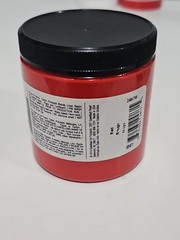 Speedball Fabric Screen Printing Ink, 8-Ounce, White & Red for 8 fl oz, Set Of 3