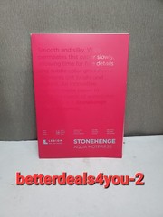 Legion Stonehenge Aqua Hotpress White 15 sheet 10″x14″ Water Color Artist Paper