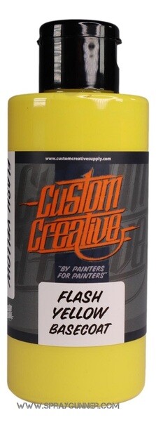 Custom Creative Solvent-Based Base Color Flash Yellow 150ml