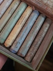 vintage Royal Talens Rembrandt 15 Soft Pastels for artists W Box