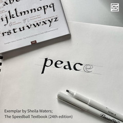 Elegant Writer Acid-Free Non-Toxic Water Based Calligraphy Marker, Chisel Tip, A
