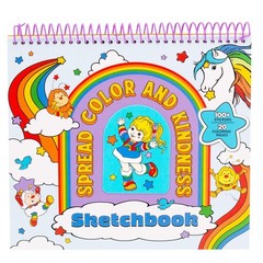 Rainbow Brite Sketchbook 20 Pages & 100+ 10.5 x 9.5 inches,