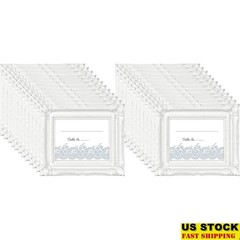 24 Pack Tabletop Easel Frames Place Cards Photos Vertical Horizontal Display New