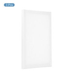 Painting Canvas Panels, 3 Pack 8×12 Inch Rectangle Blank Art Board, White