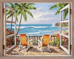 Paint by Numbers DIY Acrylic Oil Painting Kits for Adults Beginners 16×20 Inch