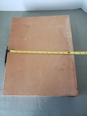 Vintage Wooden Art Box Artist Divided Suitcase Carry Case