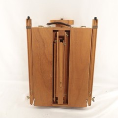 Mabef M22 Art Easel & Tray Italy Oil Painting Wood Folding Art Tool Packable EUC