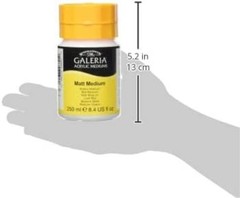 Galeria Acrylic Matte Medium, 8.4-oz 250ml Jar