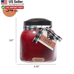 A Cheerful Giver Farm House Memories 34oz Papa Scented Candle 155 Hours – USA