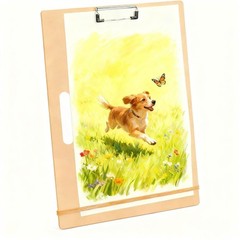 HXILAJM 13×17 Inch Drawing Board with Handle – Portable Artist Sketch Board w…