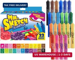 Mr. Sketch Scented Markers, Chisel Tip, Assorted Colors, 22 Count – Fun for Kids
