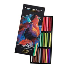 36 Count Firm Pastel Color Sticks – Prismacolor Premier Nupastels for Blending,
