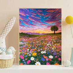 Diamond Art Kits for Adults, Flowers Diamond Painting Kits for Adults, Diamonds,