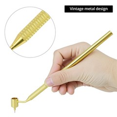 2 Pack Detailing Fine Painting Pen 0.5mm Precision Fluid Writer Paint Applicator
