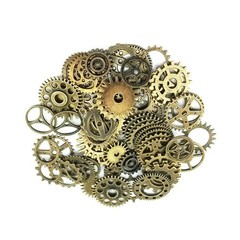 Alloy Bronze Watch Parts Steampunk Cyberpunnk Cogs Gears DIY Jewelry Crafts