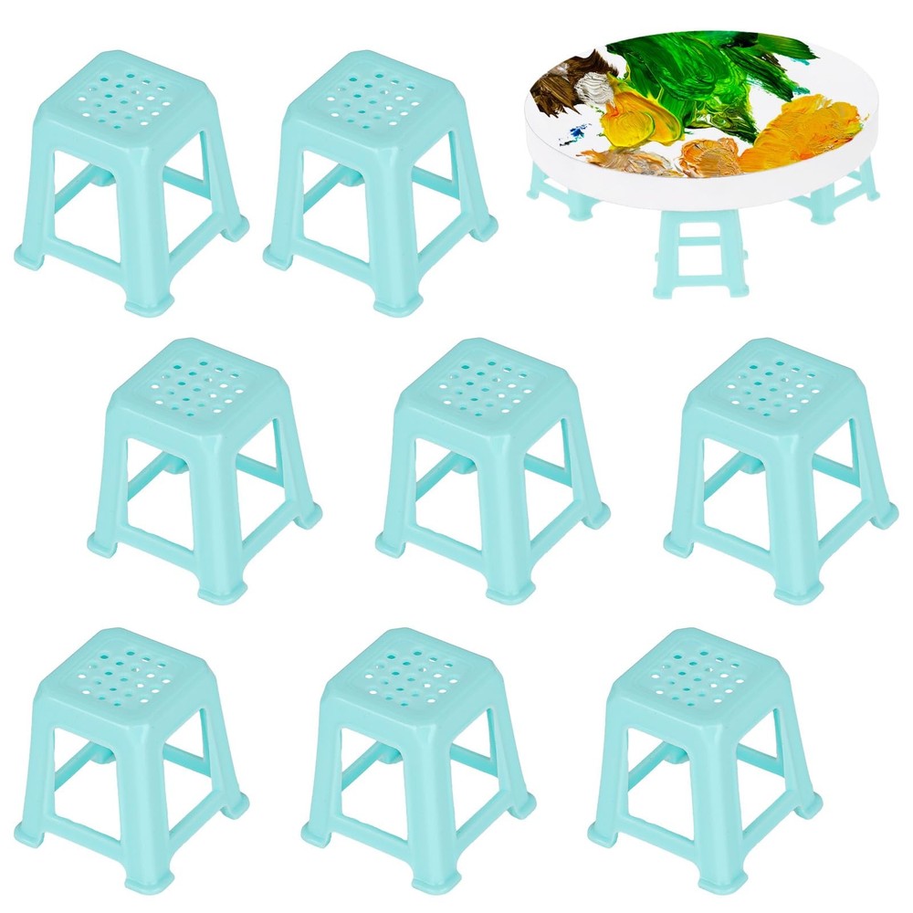 KALIONE 8 Pcs Canvas Stands Paint for Painting 3x4x4cm, blue