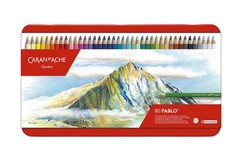 Caran d’Ache Pablo Set of 80 color 0666-380 Metal Can Box High-quality pencils