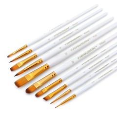20pcs Artist Painting Brush Set for Acrylic Watercolor Gouache Hobby Craft Fa…