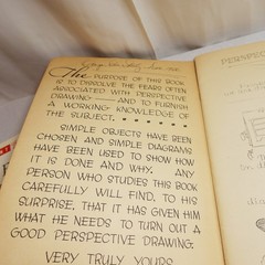 WALTER FOSTER ART BOOK RARE OLD 1940’S — PERSPECTIVE DRAWING