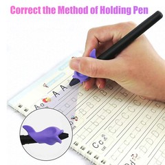 16X Magic Practice Copybook Groove Reusable English Writing Book for Boys, Girls