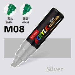 Acrylic Marker Pens Large Capacity 8mm 15mm Wide Line 15 Colors Poster Drawing