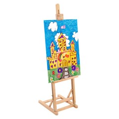Studio Beechwood Artist Easel Adjustable Drawing Stand Hold Canvas up to 50″