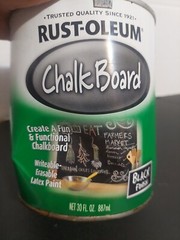 Rust-Oleum Specialty Black Finish Chalkboard Writable Erasable Latex Paint 30 Oz