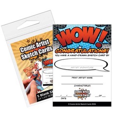 🎨 1 Pack – 18 PT Comic Artist Sketch Cards – Blank Trading/Sketch Cards Paper