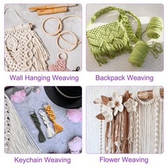 3mm x 109 Yard Emerald Green Natural Cotton Macrame Rope, 2 Strands