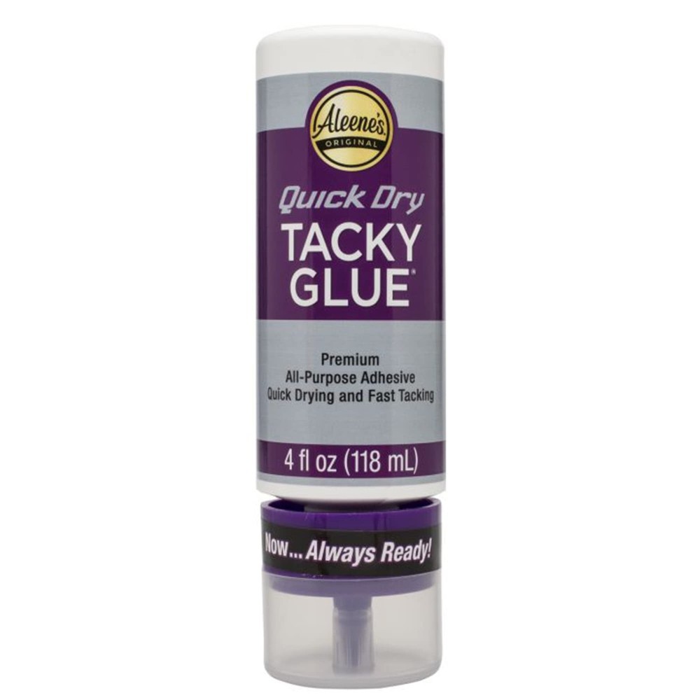 Aleene’s Quick Dry Tacky Glue for Crafts in Always Ready Bottle, Nontoxic,