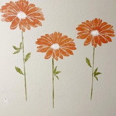 Large Flower Stencils Painting on Wood Reusable Floral Wall Stencil Templates…