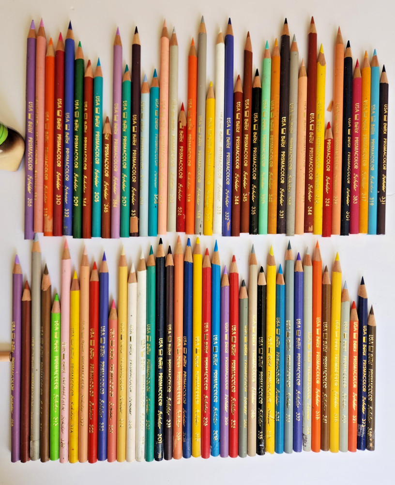 78 Prismacolor SCHOLAR Colored Pencil Lot Prismacolor Berol USA