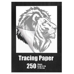 Tenare 250 Sheets Tracing Paper for Drawing Light up 8.3 x 11.7 Inch, Clear