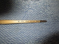 Silver Kolinsky No 20 7210 S Oval Germany Professional Artist Brush Red Sable