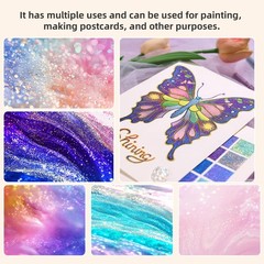 Glitter Gel Pens for Adult Coloring, 54 Colors Special Shining Multi Glitter …