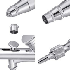 Salon Makeup Airbrush Tool 0.3mm Dual Action Nail Art Makeup Tattoo Spray Gun