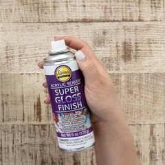 Aleene’s Spray Acrylic Sealer, Super Gloss Clear Finish for DIY Crafts