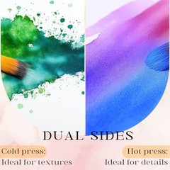 Watercolor Journal Sketchbook, 3.5″ x 5.5″ Sketch Books 3.5x 5.5 Inch Navy Blue