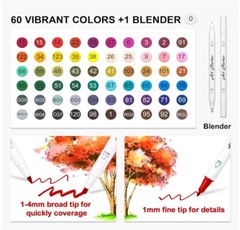 Alcohol Markers set dual tip Alcohol Markers lot brush tip based spectrum noir