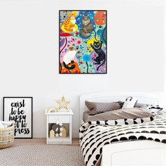 Cat Paint by Numbers Kit for Adults Beginner,Easy Adult Paint by Number Kits on.