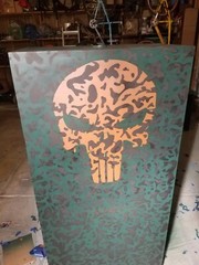 2Pack! Vinyl Airbrush Stencils 10 Mil Camouflage Duracoat 9×14″ (Army Camo)