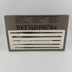 Vtg Liquitex Artist Oil Color Set #4812 Binney & Smith 1980 SEE DESCRIPTION