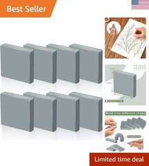8 Pack Soft Rubber Kneadable Erasers for Drawing – Perfect for Charcoal & Pastel