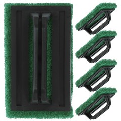 5Pcs Abrasive Scrub Pad With Grip Handle Silkscreen Printing Mesh