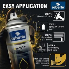 Aircolor Crom Fast-Drying Gloss White Spray Paint – 500ml Indoor/Outdoor Coating