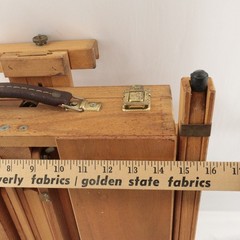 Mabef M22 Art Easel & Tray Italy Oil Painting Wood Folding Art Tool Packable EUC